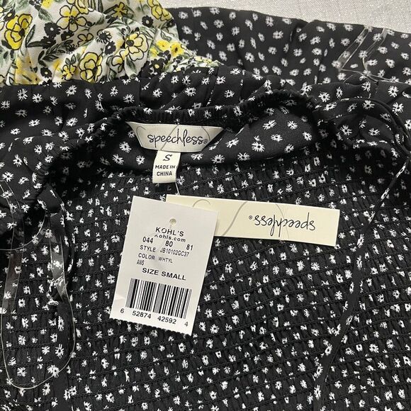 Speechless Floral Tiered Sleeveless Maxi Dress Pockets Small New W/Tags - Picture 11 of 11